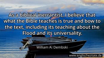 Englisches Zitat von William A. Dembski als Bild
