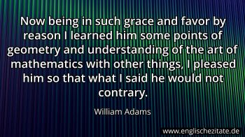 Englisches Zitat von William Adams als Bild