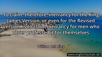 Englisches Zitat von William Bell Riley als Bild
