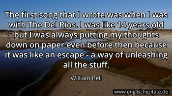 Englisches Zitat von William Bell als Bild