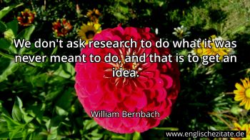Englisches Zitat von William Bernbach als Bild