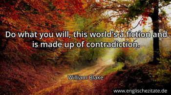 Englisches Zitat von William Blake als Bild