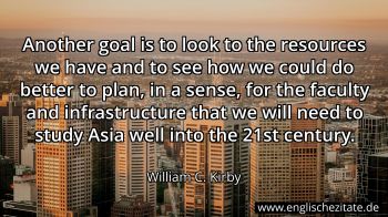 Englisches Zitat von William C. Kirby als Bild