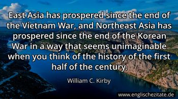Englisches Zitat von William C. Kirby als Bild