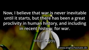 Englisches Zitat von William C. Kirby als Bild