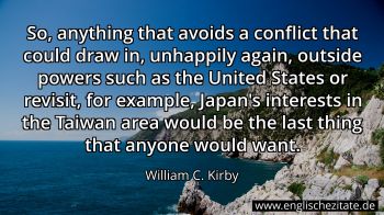 Englisches Zitat von William C. Kirby als Bild