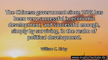 Englisches Zitat von William C. Kirby als Bild