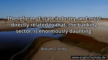 Englisches Zitat von William C. Kirby als Bild