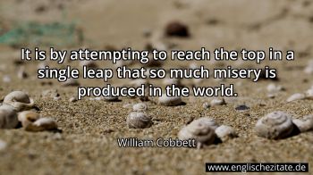 Englisches Zitat von William Cobbett als Bild