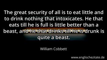 Englisches Zitat von William Cobbett als Bild