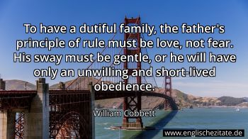 Englisches Zitat von William Cobbett als Bild