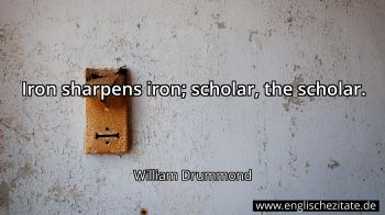 Englisches Zitat von William Drummond als Bild