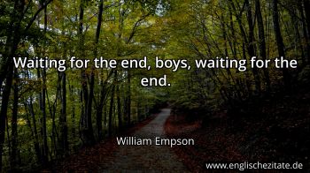 Englisches Zitat von William Empson als Bild