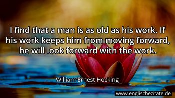 Englisches Zitat von William Ernest Hocking als Bild