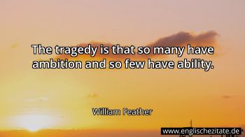 Englisches Zitat von William Feather als Bild