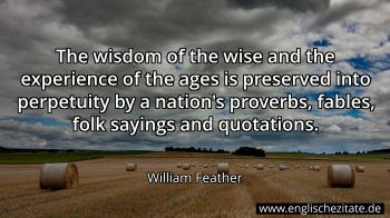 Englisches Zitat von William Feather als Bild