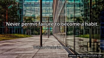 Englisches Zitat von William Frederick Book als Bild