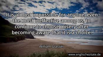 Englisches Zitat von William Glasser als Bild