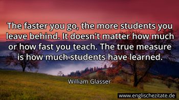 Englisches Zitat von William Glasser als Bild