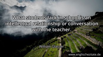 Englisches Zitat von William Glasser als Bild