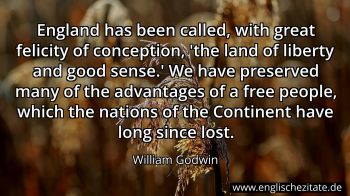 Englisches Zitat von William Godwin als Bild