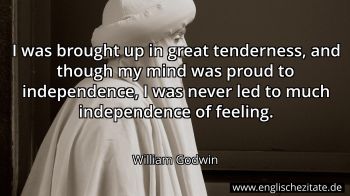 Englisches Zitat von William Godwin als Bild