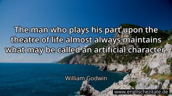 Englisches Zitat von William Godwin als Bild
