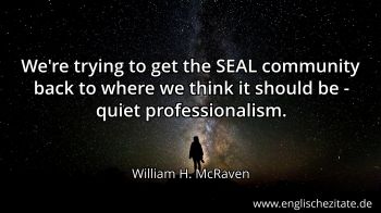 Englisches Zitat von William H. McRaven als Bild