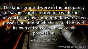 Englisches Zitat von William H. Wharton als Bild