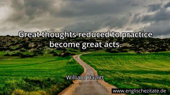 Englisches Zitat von William Hazlitt als Bild