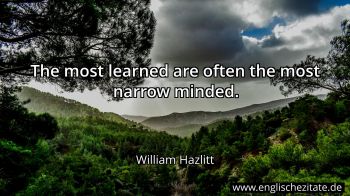 Englisches Zitat von William Hazlitt als Bild
