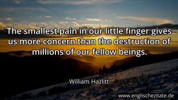 Englisches Zitat von William Hazlitt als Bild