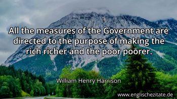 Englisches Zitat von William Henry Harrison als Bild