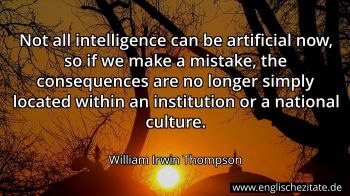 Englisches Zitat von William Irwin Thompson als Bild