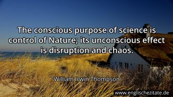 Englisches Zitat von William Irwin Thompson als Bild