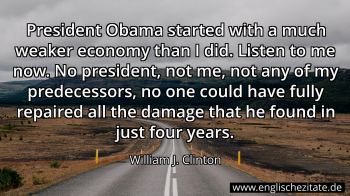 Englisches Zitat von William J. Clinton als Bild