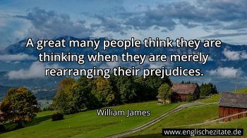 Englisches Zitat von William James als Bild