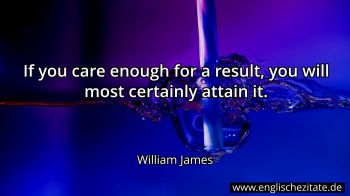 Englisches Zitat von William James als Bild
