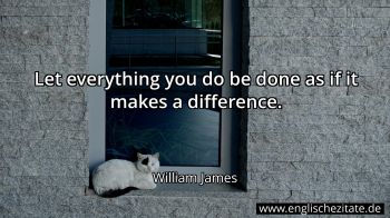 Englisches Zitat von William James als Bild