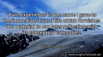 Englisches Zitat von William James als Bild