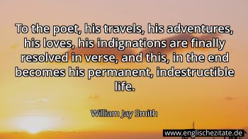 Englisches Zitat von William Jay Smith als Bild