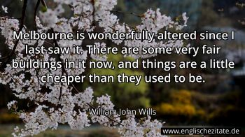 Englisches Zitat von William John Wills als Bild