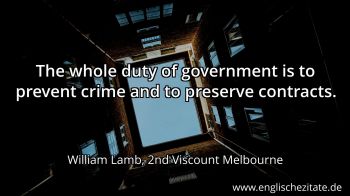 Englisches Zitat von William Lamb, 2nd Viscount Melbourne als Bild