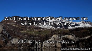 Englisches Zitat von William Lamb, 2nd Viscount Melbourne als Bild