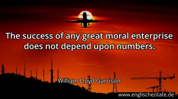 Englisches Zitat von William Lloyd Garrison als Bild