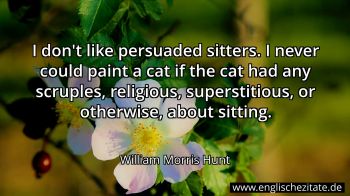 Englisches Zitat von William Morris Hunt als Bild