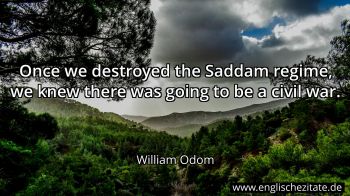 Englisches Zitat von William Odom als Bild