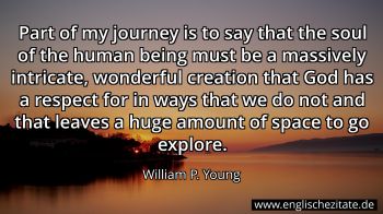Englisches Zitat von William P. Young als Bild