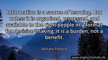 Englisches Zitat von William Pollard als Bild