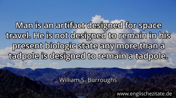 Englisches Zitat von William S. Burroughs als Bild